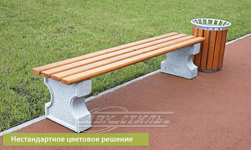 Скамейка на бетонном основании С-19.  �2